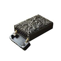 Chenjinxiangou01 Cigarette Case, Whole Wood Hollow Smoke, 20 Packs, Solid Wood Portable Ultra-Small Cigarette Case, Men Lead Boyfriend Gifts,Durable (Color : 3)