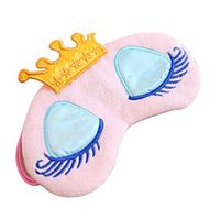 TRENTON Cartoon Crown Eyelash Eye Mask Sleep Eyeshade Blindfold Patch Travel Rest