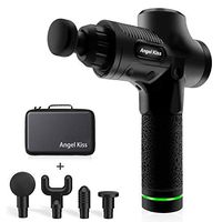 Massage Gun Deep Tissue Percussion Massage Device - Athletes Portable Handheld Electric Massager Sports Drill for Relieve Muscle Soreness Stiffness - Rechargeable, Cordless - Black