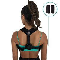 Posture Corrector for Women & Men - Neck & Back Pain Reliever with Future Benefits for Permanent Posture Correction - Adjustable Back Brace Straightener, Easily Hides Under Clothing - FDA Approved