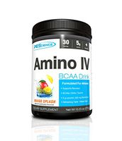 PEScience Amino IV, Mango Splash, 60 Scoop, BCAA and EAA Powder with Electrolytes
