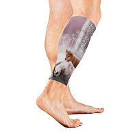 Leg Sleeve Trendy Valentine Dog Calf Sleeves 1 Pair for Men/Women Running/Cycling/Maternity/Travel/Ourdoor Activities