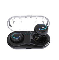 Q18 Mini Bluetooth Earbud Smallest Wireless Invisible music earbuds with 5 Hour Playtime Car Headset with Mic for iPhone and Android Smart Phones(Black)