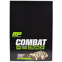 Muscle Pharm, Combat Crunch, Chocolate Coconut, 12 Bars, (63 g) Each - 2pc