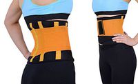PU Health Ventilation Plus Ab Pro Training Belt for Men and Women, Orange, 12.8 Ounce