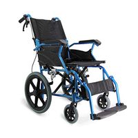 MEI Walker Ultra-Light Aluminum Alloy Wheelchair for The Elderly, Disabled Walker Portable Folding Solid Small Wheel