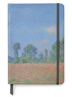 Claude Monet Art UV Printed on PU Leather A5 Journal Notebook - Lined Pages