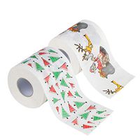 Swyss Santa Claus Toilet Paper Rolls - Christmas Supplies Xmas Home Decor Bath Tissue Rolls- Funny Christmas Novelty Gifts (G #2PC)