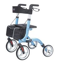 Lifestyle Mobility Aids DLX Venture Euro Style Rollators - Only 15 lbs (Blue)