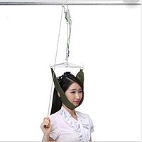 HFJKD Neck Cervical Traction Device - Portable Over Door Cervical Traction Device Unit Neck Stretcher Posture Corrector Easy to Use at Home,Office,School