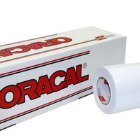 24" x 10 Ft Roll of Oracal Vinyl for Craft Cutters and Vinyl Sign Cutters (White Matte, 100 Feet)