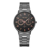 Men's Watches,Fxbar Charm Men Business Wristwatch Arabic Numerals Analog Wrist Watch Dress Watch(Black)