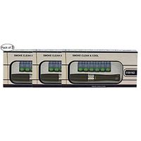 Super Cigarette Holder,Black & Silver (Pack of 3)