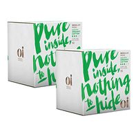 Oi Certified Organic Cotton Pads, 2 Boxes of 10 Regular Pads, Ultra-Thin and Winged, Individually-Wrapped