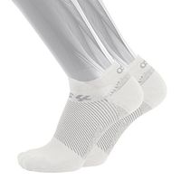 OS1st FS4 Plantar Fasciitis Socks for Plantar Fasciitis Relief, Arch Support & Foot Health in 4 Styles (No Show, White, Small)