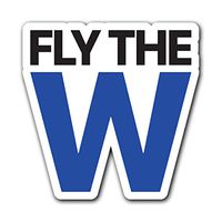 CUSTOMI FLY THE W CHICAGO Decal Sticker for Car Truck Macbook Laptop Air Pro Vinyl