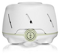 Yogasleep Dohm (White/Green)| The Original White Noise Machine | Soothing Natural Sound from a Real Fan | Noise Cancelling | Sleep Therapy, Office Privacy, Travel | For Adults & Baby | 101 Night Trial