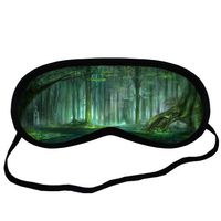 Enchanted Forest Sleeping Mask Comfortable Face Blindfold Cotton Soft Smooth Eyes Sleeping Mask Easy Carry For Travel or Office