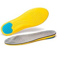 EVA Elastic Shoe Insoles Men Women Memory Foam Breathable Sports Function Insoles Sport Insert for Men and Women Heel Cushion Pad (Men US:8-11)