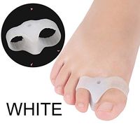 Maskso Ingrown toenail 1 Pair of Toes, Daily use Silicone Gel Toe Toe Protector, Care Finger Toe Separator Hallux valgus, Toe aligner (Size : J)