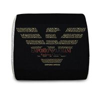Ilyzone Memory Foam Fashion Gold EMPORIO ARMANI Durable Cotton Linen Fabric Pillow Lower Back Cushion Support Car Seats, Office Seats,Sofa