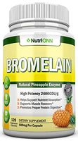 Bromelain - 500mg - 2400 GDU - 120 Vegetable Capsules - Pure Pineapple Enzyme Extract - Supports Digestion, Nutrient Absorption and Weight Loss - Great for Recovery, Sinus Ease, Joint and Heart Health