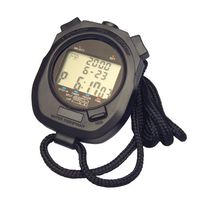 H-B DURAC Digital Plastic Stopwatch; 10 Hour with Clock and Calendar (B61700-5200)