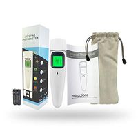 【Upgraded】 Forehead and Ear Thermometer, 5-in-1 Medical Infrared Digital Fever Thermometer with New Algorithm for Best Accuracy, Instant Reading for Infant Baby and Adults