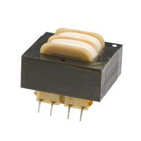 Power Transformer, Single 115V Primary, 12.0VA, Series 12.6VCT @ 1.0A, Parallel 6.3V @ 2.0A, Split Bobbin Domestic PC Mount XFMR