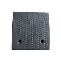 Rubber Car Ramp Block, Easy to Carry Triangular Pad, Home Threshold Wheelchair Ramps Car Street Two Side Climbing Service Ramp (Size: 100 25 6cm)