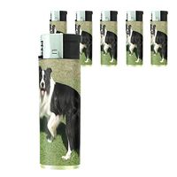 Dog border collie 01 Lighter Set of 5 Pieces