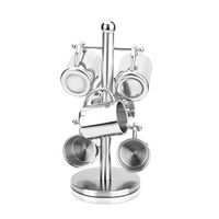 He Xiang Firm Stainless steel water cup holder home coffee cup holder mug storage rack mug holder set