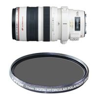 Canon EF 28-300mm f/3.5-5.6L IS USM Lens w/ Tiffen Polarizer Filter
