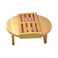 Wei Hong Home Foot Massagers Foot massage foot bath wooden bench wooden massage bench Massage fumigation stool (Color : Wood, Size : 262310cm)