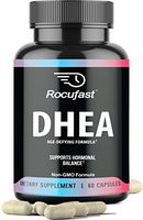Rocufast DHEA Extra Strength Natural Energy Supplement Mood Boost for Healthy Aging Support Premium DHEA Supplement Pure Hormone Balance Supplement for Men and Women 60 Count