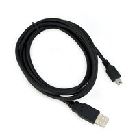 BIRUGEAR 6FT USB 2.0 A to Mini-USB B 5-Pin Cable for Canon, Nikon, Olympus, Samsung, Sony Digital Camera, Camcorder and Other Tablet PC Cellphone, MP3 Players, PS3 Controller with Mini B 5-pin Jack