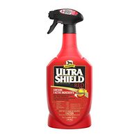 Absorbine UltraShield Red Insecticide & Repellent, Water-Based Formula with Five Proven Active Ingredients, All Weather Repellency; 32 Ounce