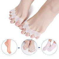 Gel Toe Separators, Spreaders & Stretchers Used for Yoga Running - Corrector for Crooked Toes, Bunion Relief and Relieve Your Feet from Pain B-8