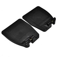 Wheelchair Pedals, ABS Wheelchairs Foot Pedal Thicken Footboard Notch Type 2Pcs Kit