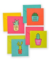 Cactus Doodle Mini Thanks & Note Card Set