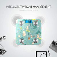 LYAOE Bluetooth Body Fat Scale Funny Smart Wireless Scale with LCD Display Measuring Body Weight Bmi and Health Digital Scale