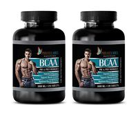 pre Workout no Caffeine - BCAA 3000 MG - PRE & Post Workout - bcaa Amino acids Supplements - 2 Bottles 240 Tablets