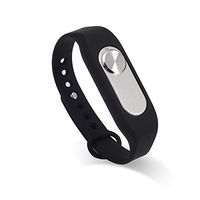 FastWin Wearable Wristband 4G Digital Voice Recorder One Button Long Time Long Distance Recording (Black) (8G)
