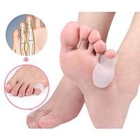 Maskso Ingrown toenail 1 Pair of Toes, Daily use Silicone Gel Toe Toe Protector, Care Finger Toe Separator Hallux valgus, Toe aligner (Size : B)