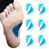 Kapmore Arch Pad Silicone Flat Feet Pad Foot Care Pad Fight Against Plantar Fasciitis Arch Support Insoles