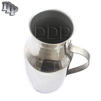 DDP Male Stainless Steel Urinal, 9-1/2" X 4-1/2", 1-1/4 to 1-3/4 Quart Capacity