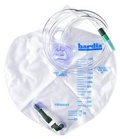 Bardia Special Pack of 5 Drain Bag Anti-reflux Urine Standard 2000ml - Bard 802001