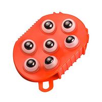cherrysong Massage Roller Ball, Sports Yoga Massager Ball, Metal Rolling Ball Massage Body Beauty Massager,Body Cellulite Massager with Anti-Slip Handheld for Relieving Muscle Soreness