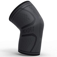 Compression Knee Sleeve - Best Support Brace for Arthritis, Basketball, Running, Crossfit, Weightlifting, Meniscus Tear Injury, ACL, MCL, Joint Pain Relief for Men Women (Black - Grey, Small)