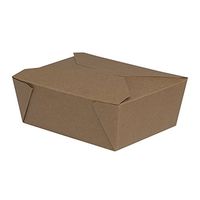 Dixie 45 oz. Reclosable Food Takeout Container by GP PRO (Georgia-Pacific), Kraft, 8TOC, 300 Count (50 Containers Per Sleeve, 6 Sleeves Per Case)